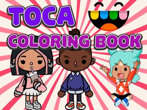 Toca Life Coloring Book